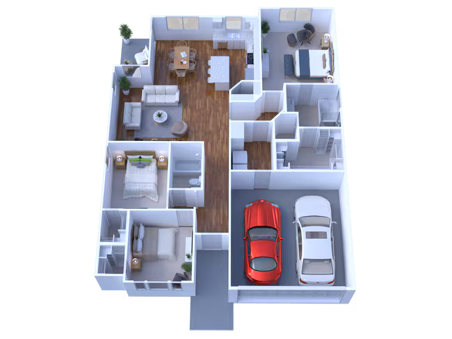 The Sapphire 1107 floor plan